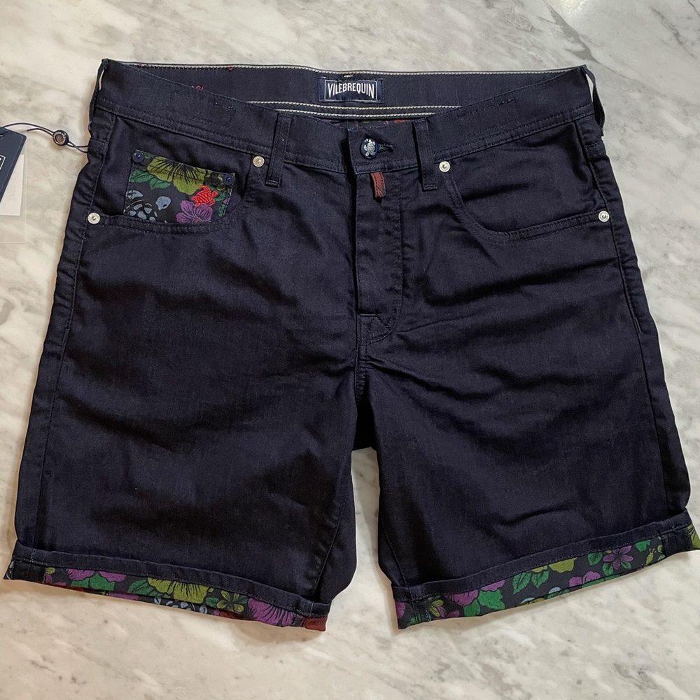 Vilebrequin bermuda shorts with turtle lining